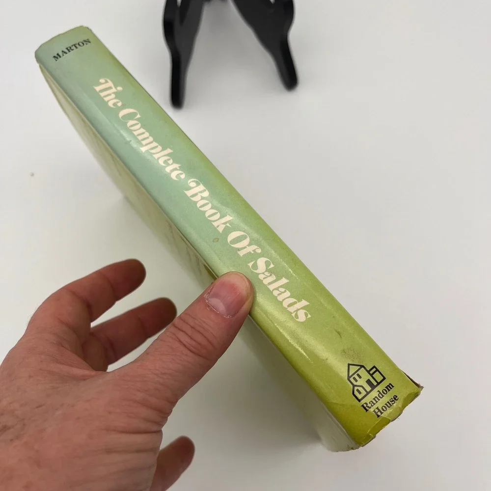 The Complete Book of Salads Beryl Marton 1969 Hardcover Vintage Cookbook Random